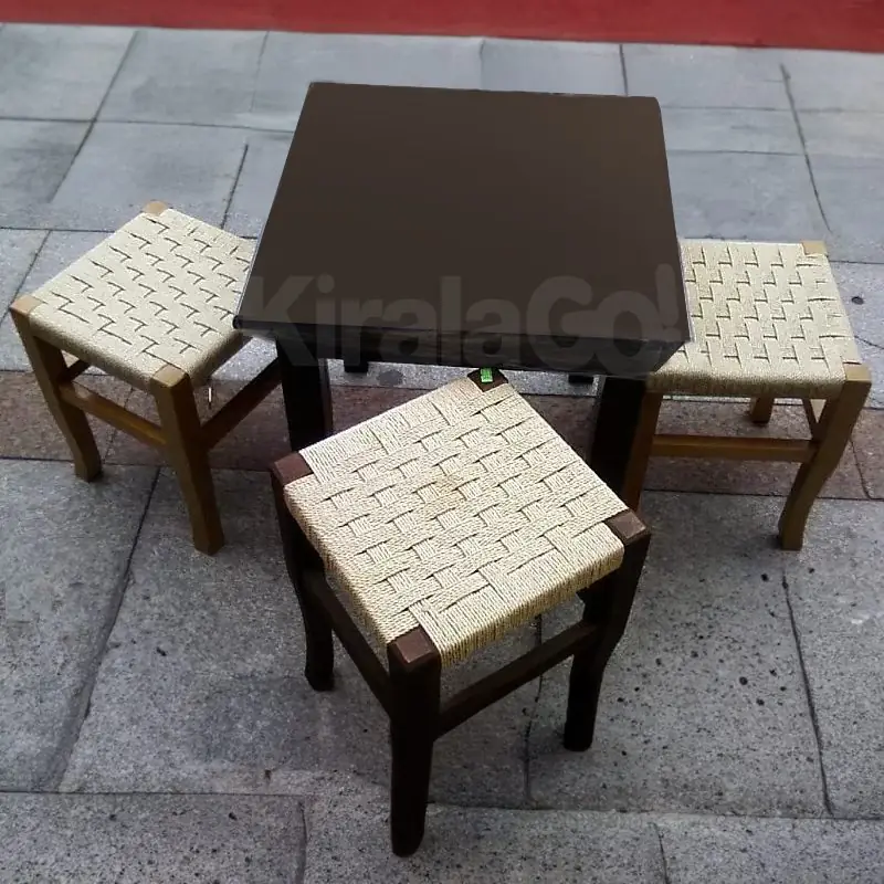 Hasır Ahşap Tabure Kiralama